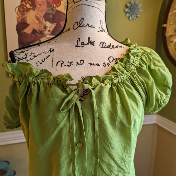 Leona by Lauren Leonard silk blouse - Picture 6 of 11